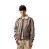 Calvin Klein Casual Commuter Letter Woven Strap Zipper Fleece Collar Cotton Jacket Men jackets Earth-Brown J326108