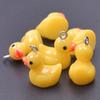 10/20/30/50pcs Kawaii Yellow Duck Charms For Jewelry Making Supplies Resin Material Wholesale DIY Keychain Earring Charm Pendant
