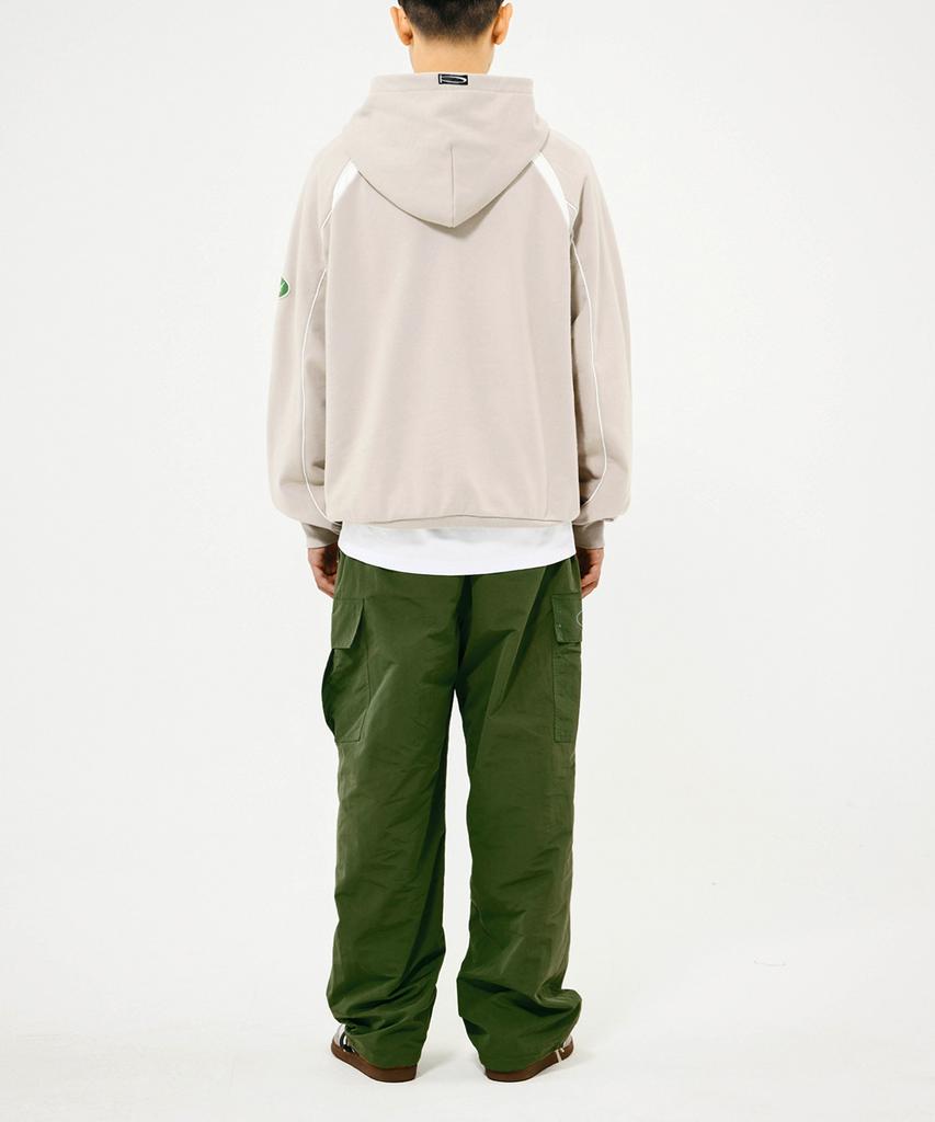 PHYSICAL DEPARTMENT Buckle Belt Cargo Pants Light Grey