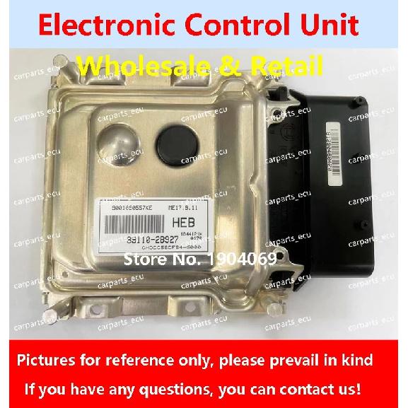 39110-2B927 HEB/39110-2B930 E5/39110-2B390 E5 For Hyundai Elantra Rena Car Engine Computer Board/ECU/ME17.9.11 39110-2B910 D5