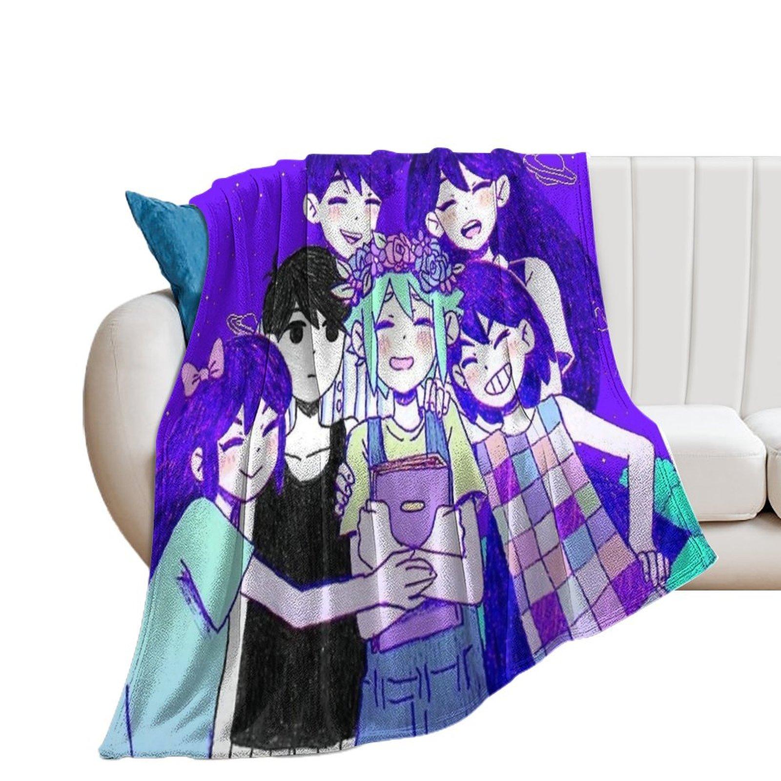 Omori Character II Throw Blanket Bed covers Blankets Sofas Of Decoration Blankets 75X95CM