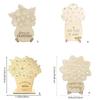Mothers Day Flower Holder Removable Wood Table Ornament Flower Stands Party Table Decorations Gift for Mother