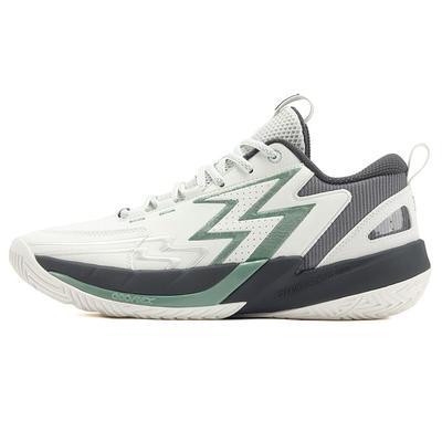 361 BIG3 Team 3.0 Dämpfung, Abriebfest Niedrige Basketballschuhe Herren Weiß Rauchgrau 672531106-4