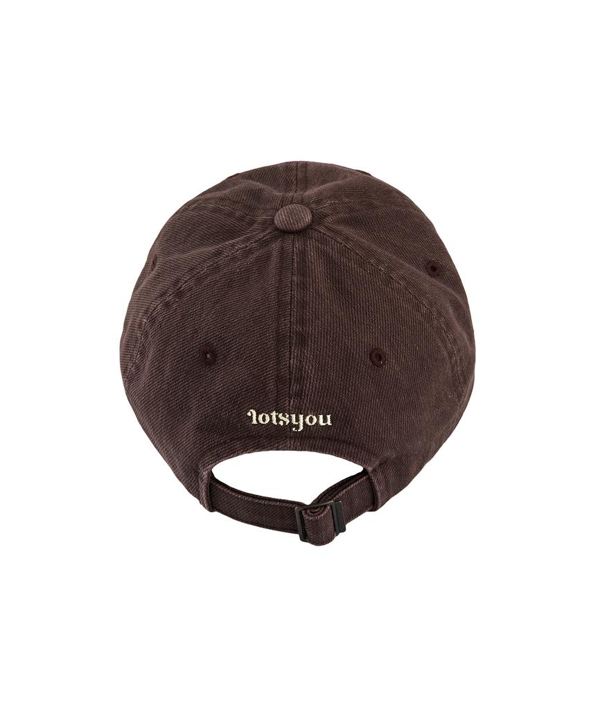 LOTSYOU Lotsyou_With Many Love Ball Cap Brown