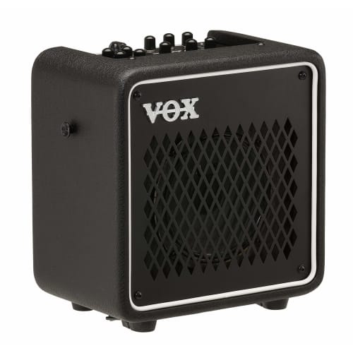 VOX MINI GO 10 10W Modeling Amp for Electric Guitar, Perfect for Home Practice, Portable, with Mic Input, Headphone Output, Effects, Rhythm Machine, L
