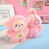 Adorable Plush Toy Keychain Cute Little Lamb Doll Short Plush Stuffed Animal