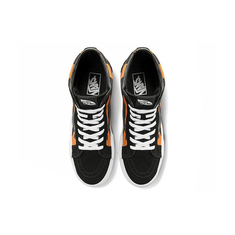 Vans SK8 Hi Reissue Tiger Black Orange Vans VN0A2XSBORA