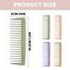 Eye Catching Wide Tooth Plastic Comb for Easy Hair Management Unisex Safe Plastic Comb Hairstyling Accessory