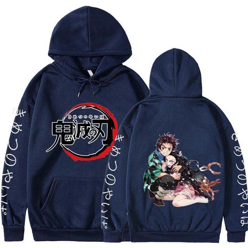 Anime Peripheral Demon Slayer Hoodie Großes Kind Erwachsene Langarm Lose Hoodie Demon Slayer Pullover