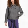 Puma X Pronounce Collaboration W Jacket Woven Lapel Jacket Women Jacket Gray 534038-76
