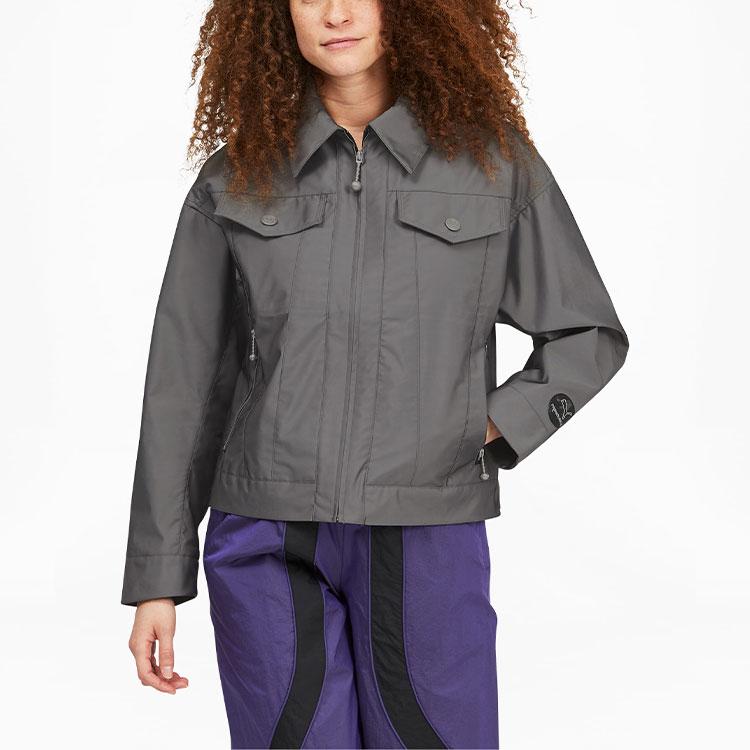 Puma X Pronounce Collaboration W Jacket Woven Lapel Jacket Women Jacket Gray 534038-76