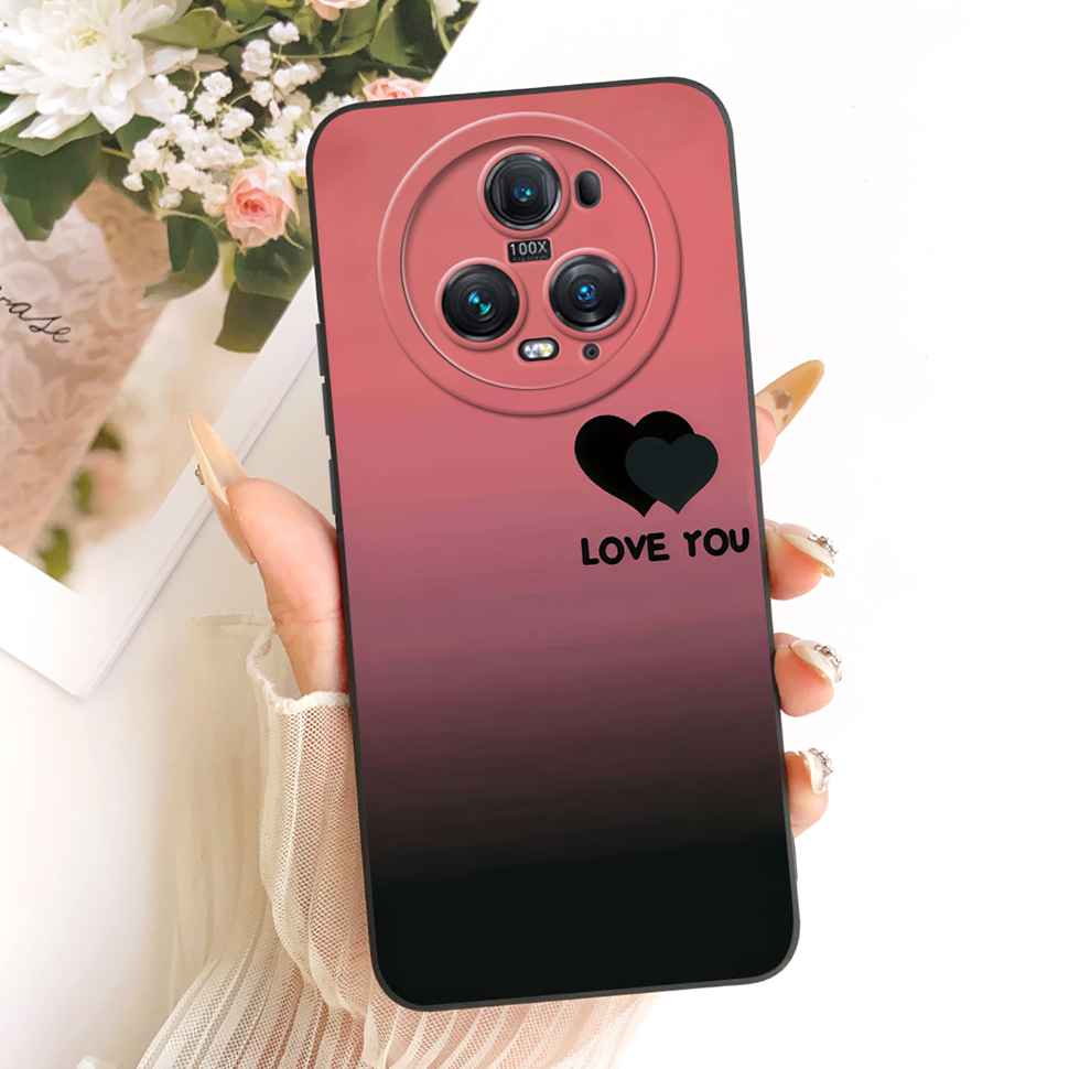 For Honor Magic5 Pro 5G Case Cute Simple Style Silicone Back Cover For Honor magic5 Pro PGT-AN10 PGT-N19 Phone Casing Bumper