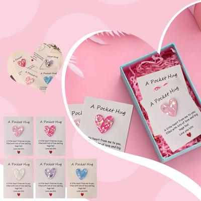 Cep Sarılma Kalp Şeklinde Hatıra Aşk Hediyeleri Kız Arkadaşlar, Eş, Torun, Kızın Doğum Günü Hediyesi, Kız Kardeşler, En İyi Arkadaş, İlham İçin