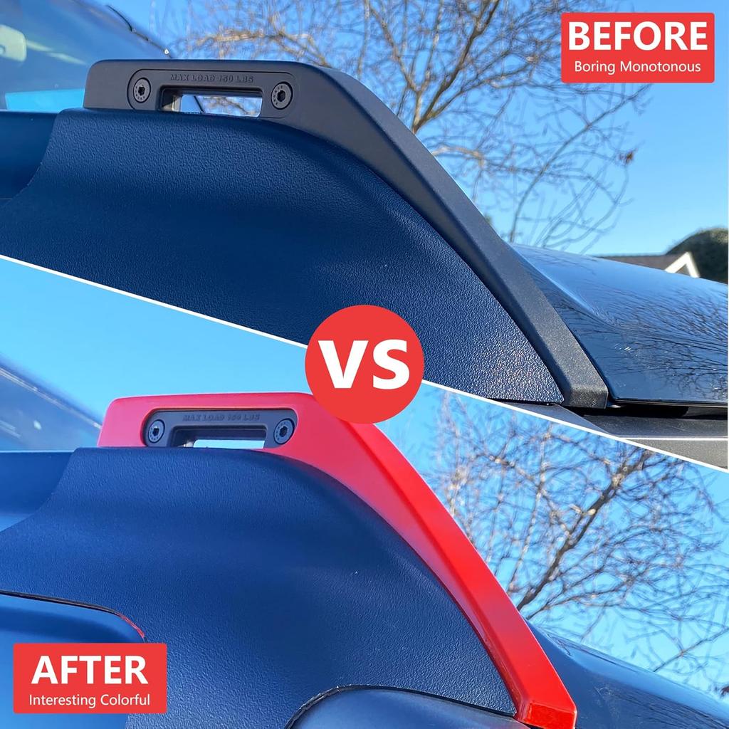Hood Trail Sights Cover Trim For Ford Bronco 2/4 Door 2024 2025 Accessories Engine Hood Hinge Covers Hood Side Release Handle Decoration Stickers