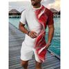 2025 Men's T-shirt Shorts Set 3D Print Vacation Style Casual Hawaiian Tee Suit Summer Men Women Tracksuit 2 Piece Jogger Outfits