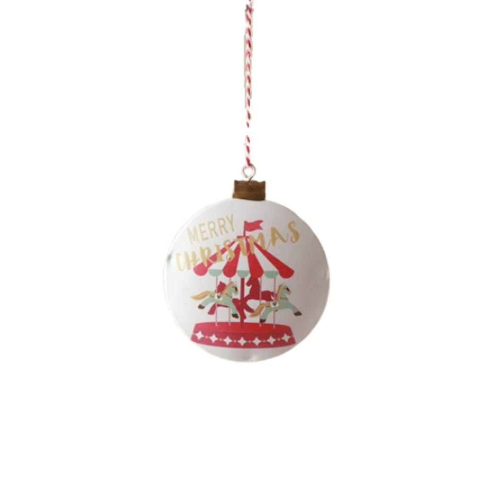 Retro Christmas Tree Pendant DIY Iron Love Star Pendant Exquisite Nordic Style Xmas Tree Hanging Pendant