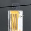 100PCS PET Plastic Adhesive Hang Tabs Transparent Retail Packaging Hook  Retail Display