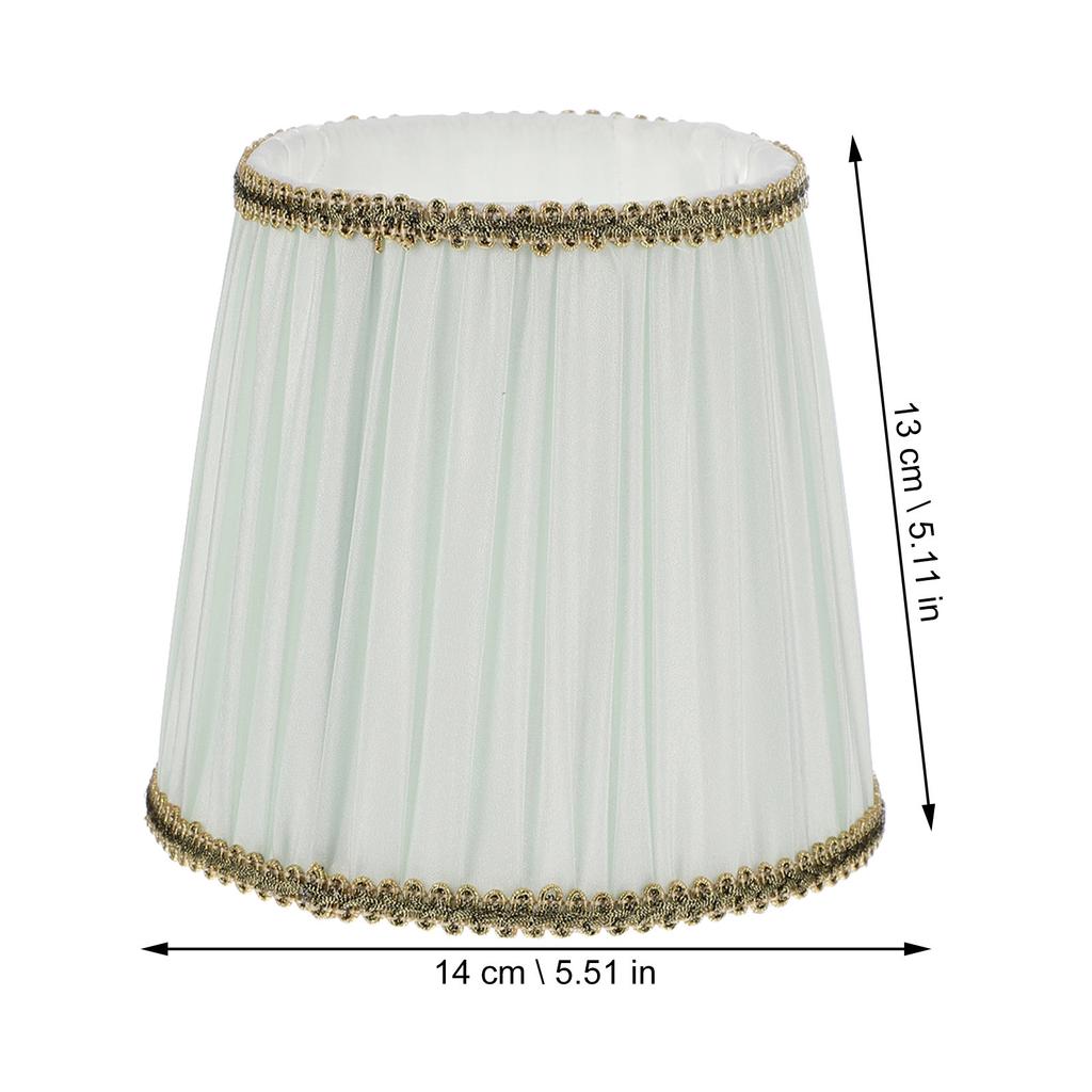 1Pcs Cloth Lampshade Fine Workmanship Strong Metal Support Ceiling Pendant Light Shade Protective for Home Lamp Shade