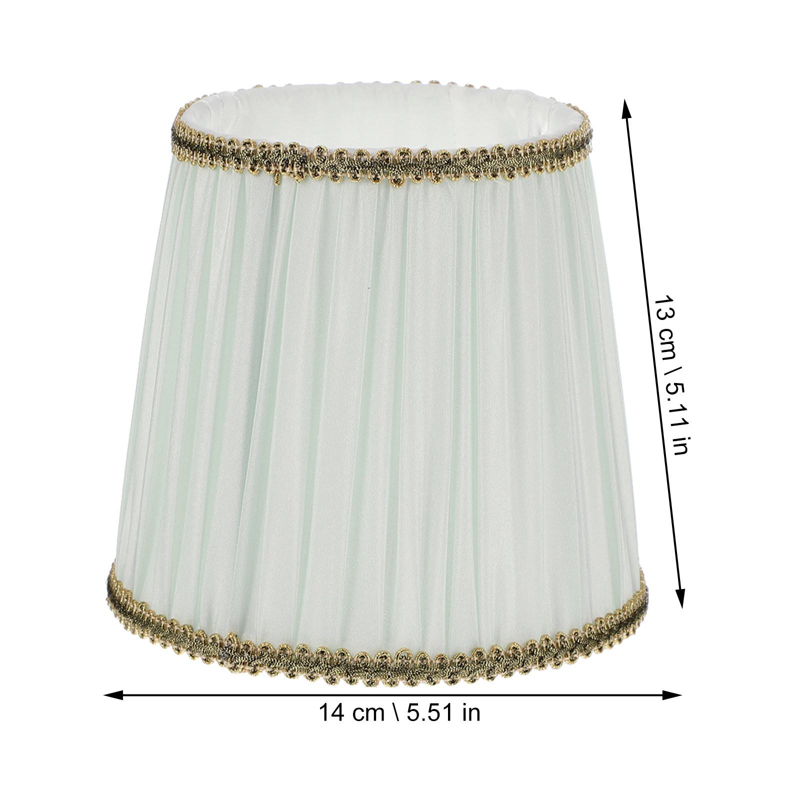 

1Pcs Cloth Lampshade High-Quality Fabric Lamp Shade for Chandelier Ceiling Light Fixture Elegant Home Decor Lampshade зелений