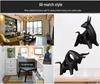 Light Luxury Abstract Cow Figurine: Wealth-Attracting Decor for Living Room, Wine Cabinet, or Office – Elegant Opening Gift