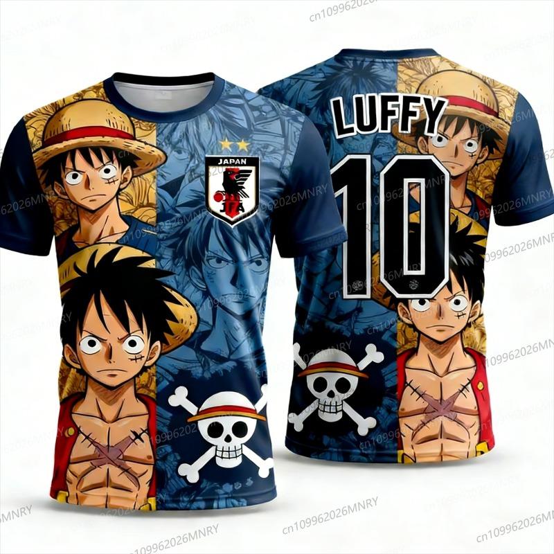 

Japan One Piece Luffy T-shirt Football Jersey Men T-shirt Kids Football Special Jersey Kit Adult Women s Sweatshirt S