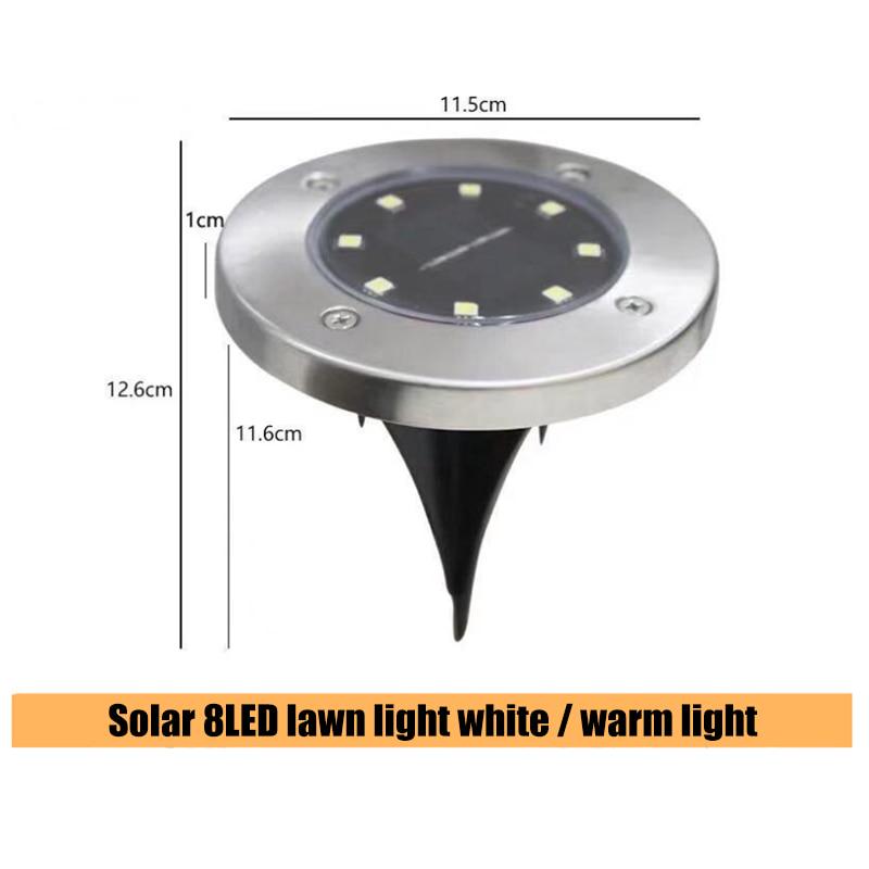Ground Light Solar Garden Yard Landscape Lawn Lamp Buried Light Outdoor Road Stairs Decking Light