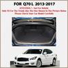 Car trunk mat for Infiniti Q70L Q70 Hybrid/Non-hybrid 2013 2014 2015 - 2017 Cargo Liner Carpet Interior Parts Accessories