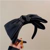 Fashion Elegant Bow Bezel Hairband for Women Korean Retro Headband Girls Vintage Hoop for Holiday Party Hair Bands Accessories