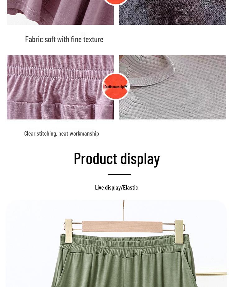 2022 Korean Style Modal Summer Pocket Shorts - Plus Size Loose Wide Leg Sleep Pants