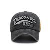 Washed Denim Vintage Hat Men Trendy Embroidered Letter Baseball Cap Women Fashion Casual Sunshade Duckbill Cap