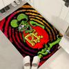 1pc Funny Fink Rat Cartoon Area Mat  Crystal Velvet, Non-Slip Floor Mat for Living Room, Bedroom, Office & Outdoor Spac