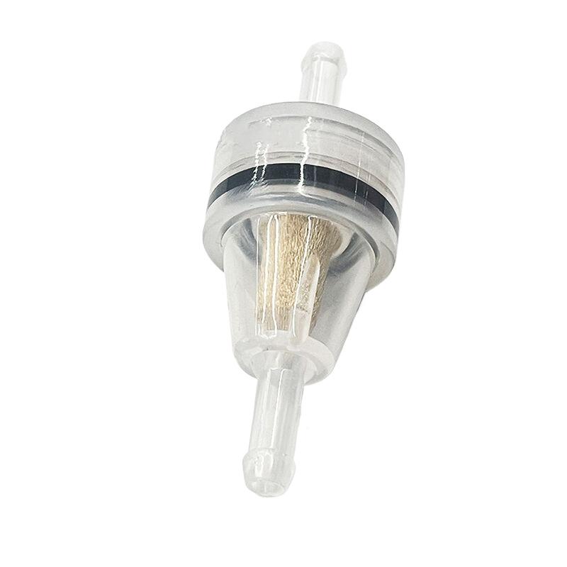 6Mm Small Plastic Universal Motorcycle Gas Petrol Fuel Oil Filter 1/4" Inline Clear Gas Mini Filte Replacement