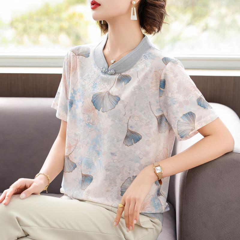 Elegantes Sommer-Blument-Shirt für Damen