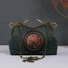 Vintage BRONZE Bag Handmade Bags Shell Lock Hand FENGSHUI Bags Women Shoulder Crossbody Bag Chain Fringe Women's Handbags