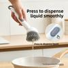 Press Out Liquid Refillable Liquid Washing Brush Dishwashing Brush  Kitchen Pots Dishes Sink