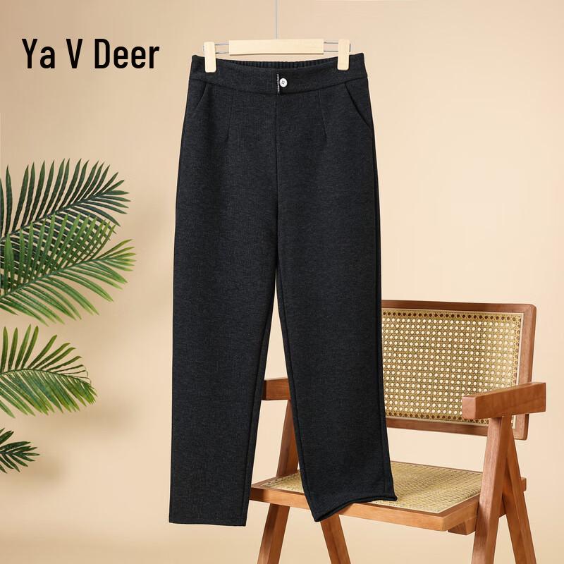 Yalu G253B3605 Straight-Leg Versatile Long Pants 2XL