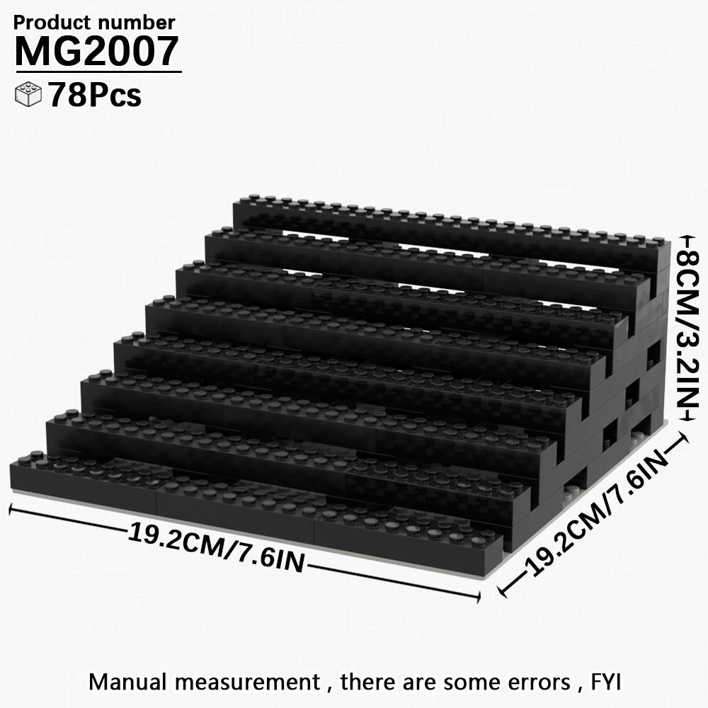 MOC Stand Movie Anime Military Action Figure Display Stands Box Blocks Compatible 75257 05007 75105 High-Speed Championed Block Bricks Toys Playsets