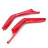 1 Pair Gear Box Panel Cover Trim Accessory Fit for Honda Civic 2016 2017 2018 2019 2020Red