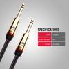 MONSTER CABLE 6ft Guitar Cable with Direct to Direct Plugs, M ROCK2-6 600626