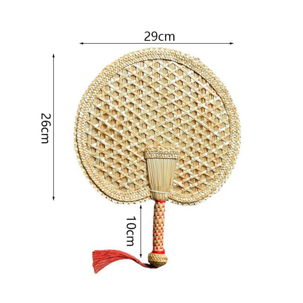 Freundlicher Chinesischer Stil Dekorativer Pushan Heimdekoration Gewebter Fächer Handfächer Kühlfächer