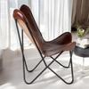 Leather Butterfly Chair Replacement Premium Leather Cover, Living Room