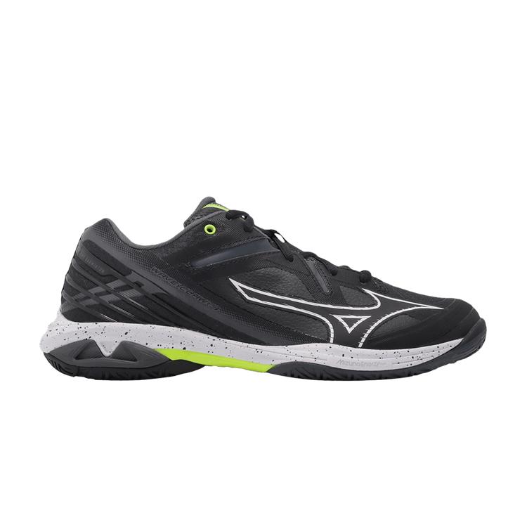 

Mizuno Wave Claw 3 супер широкие черные белые лаймовые мужские кроссовки серебристые 71GA244440 40.5
