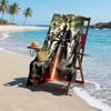 Cross Templars Knight Fashion Beach Towel: Ideal for Summer Adventures Soft, Absorbent and Quick Drying Suitable for Swimming and Bathing