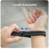 SUNNYLIFE GS039 Universelles Action-Kamera-Handgelenkband Anti-Verlust Geflochtenes Handband mit 1/4 Zoll Kohlenstoffstahl-Schraube