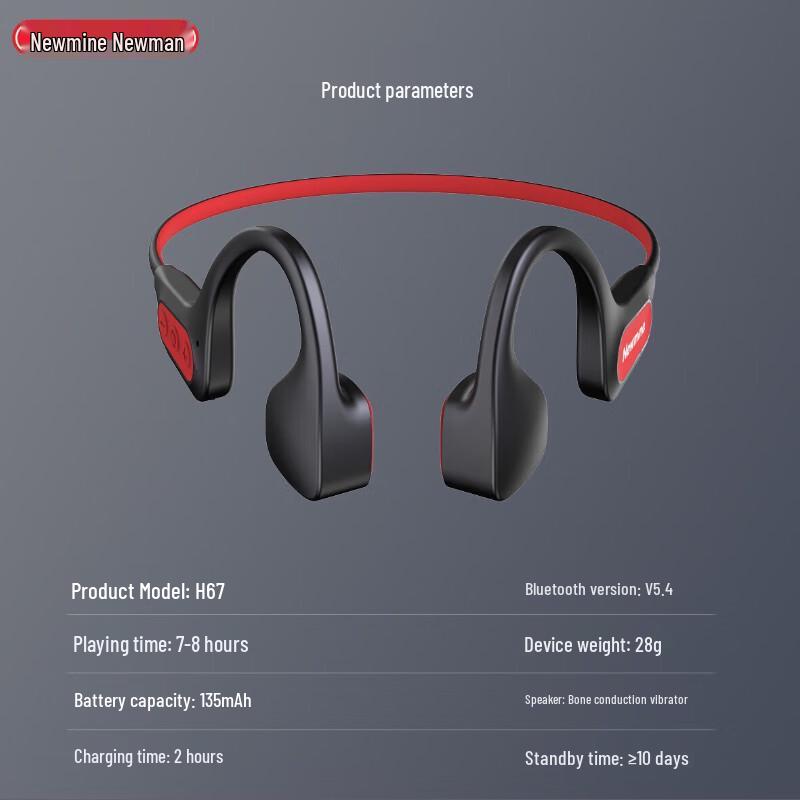 Newman H67 Bone Conduction Wireless Earphones