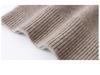 Women's Pure Wool Sweater - Thick Knit, Half-High Collar, Autumn/Winter Style for Middle-Aged & Elderly.