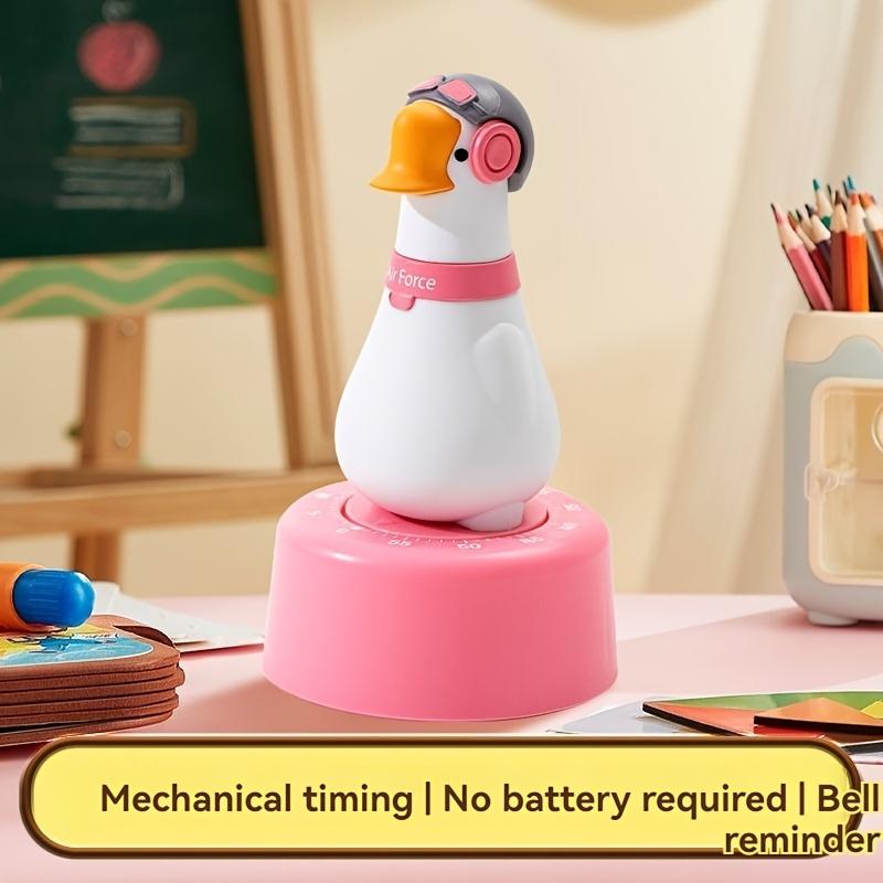 Colorful Giraffe Kitchen Timer,Rotating Desk Clock with Playful Cartoon Design, Ideal Birthday Gift, Plastic Material, No Electricity Needed