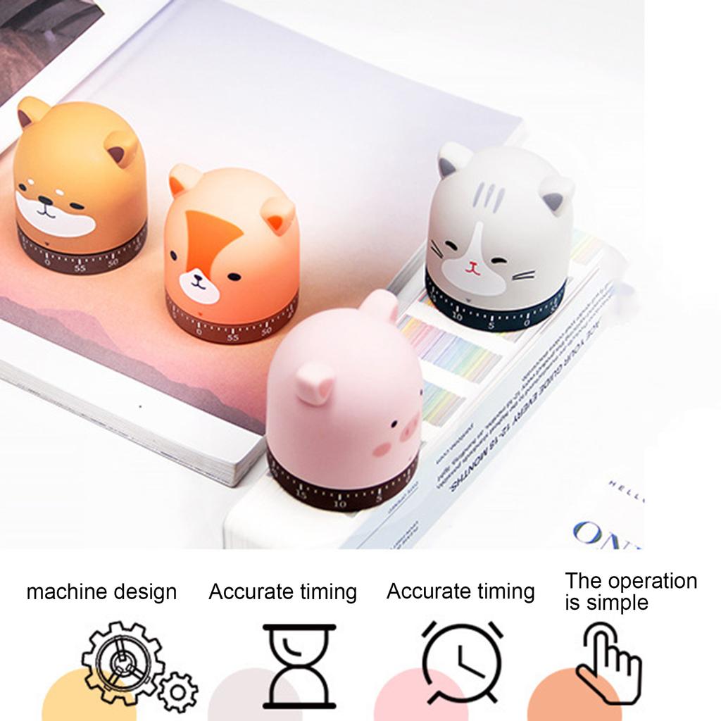 Cartoon Countdown Alarm Kochen Mechanisch Sparschwein/Katze/Fuchs Küche
