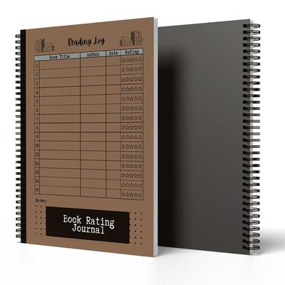 Journal de Lecture Compact - Suivez Vos Progrès Avec des Notes, des Listes & des Évaluations de Livres - Cadeau Idéal Pour les Amoureux des Livres & les Lecteurs Voraces