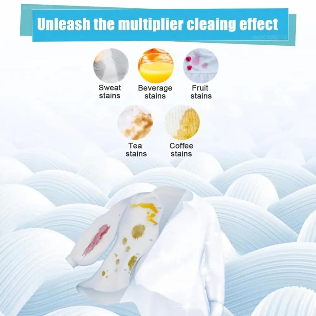 HOMZY 120/90/60/30Pcs Laundry Tablets Cleaning Children's Clothing Laundry Soap Concentrated Washing Powder Detergent Washing Machines